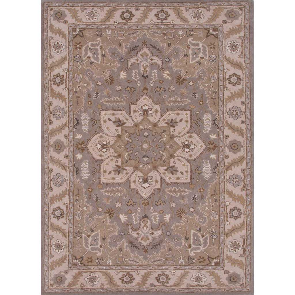 Poeme Orleans Drizzle/Spray Green Area Rug