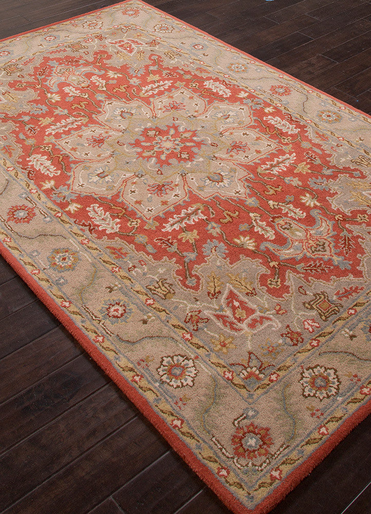 Poeme Orleans Autumn Glow/Agate Gray Area Rug