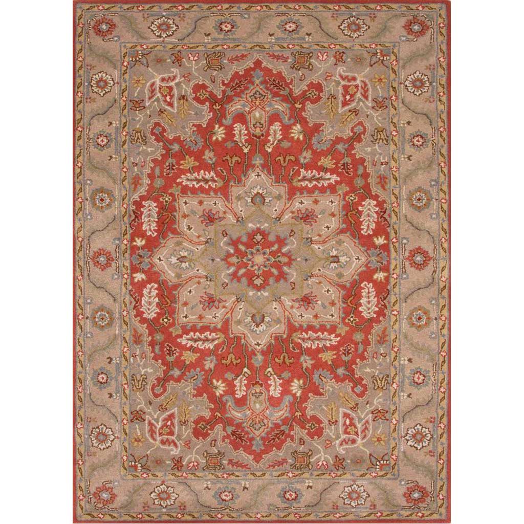 Poeme Orleans Autumn Glow/Agate Gray Area Rug