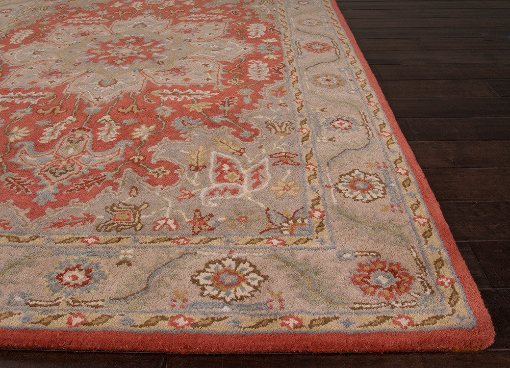 Poeme Orleans Autumn Glow/Agate Gray Area Rug