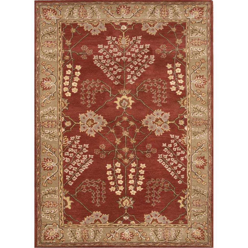 Poeme Chambery Etruscan Red/Elm Area Rug