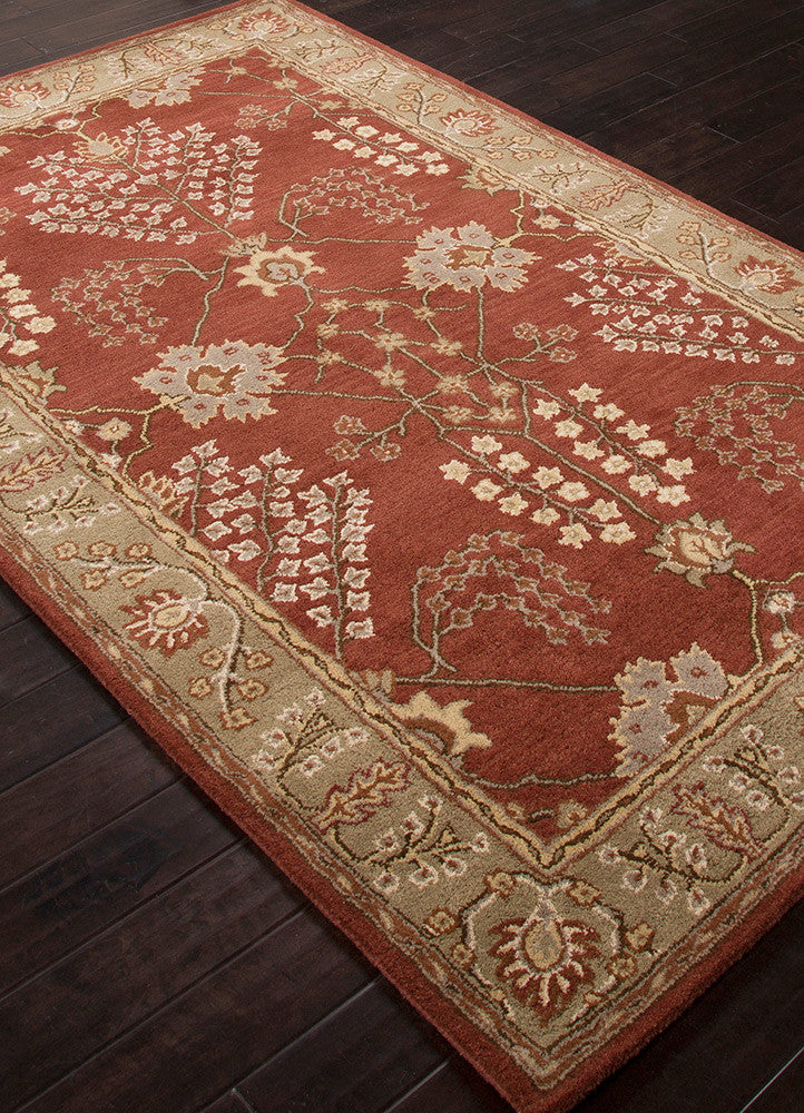 Poeme Chambery Etruscan Red/Elm Area Rug