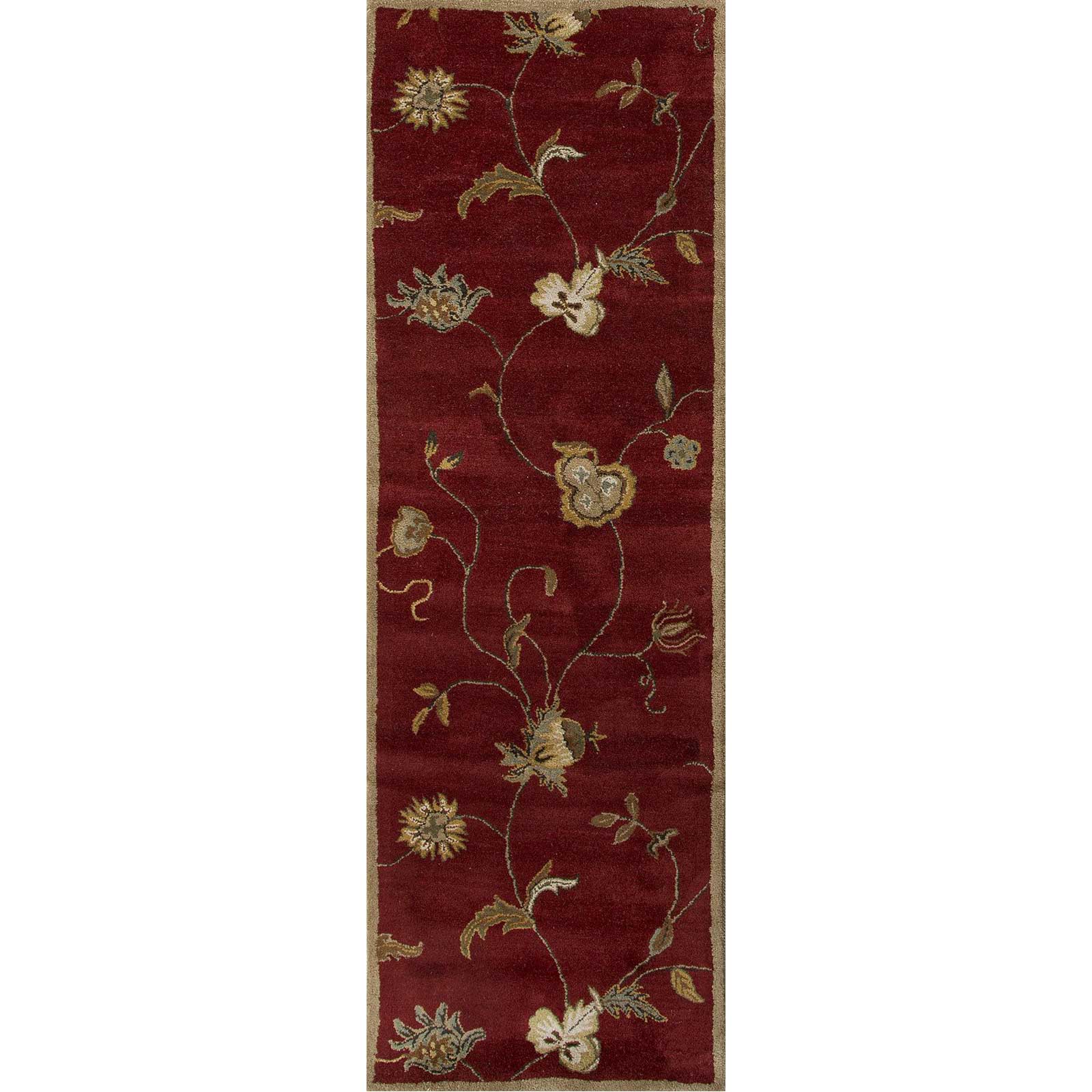 Poeme Alsace Red Runner Rug