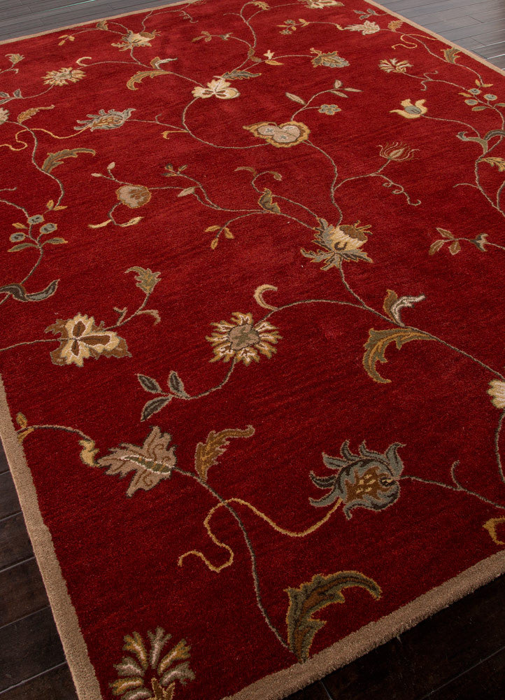 Poeme Alsace Red Area Rug