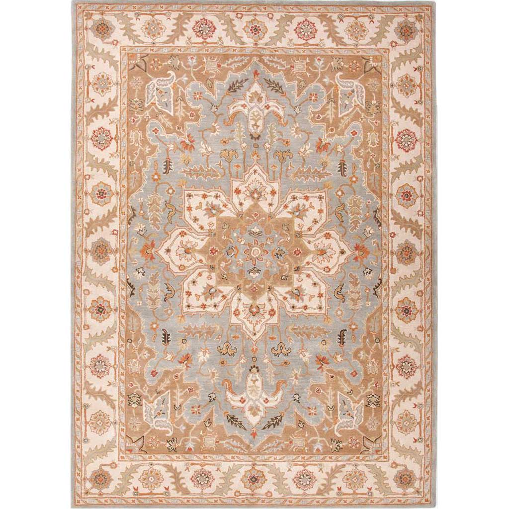Poeme Orleans Blue Surf/Cloud White Area Rug