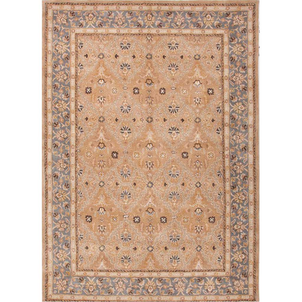 Poeme Lille Tan/Blue Area Rug