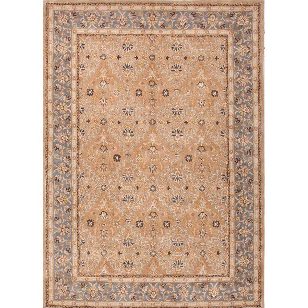 Poeme Lille Tan/Blue Area Rug