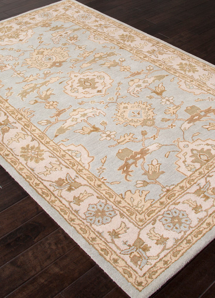 Poeme Summit Sky Blue/Antique White Area Rug