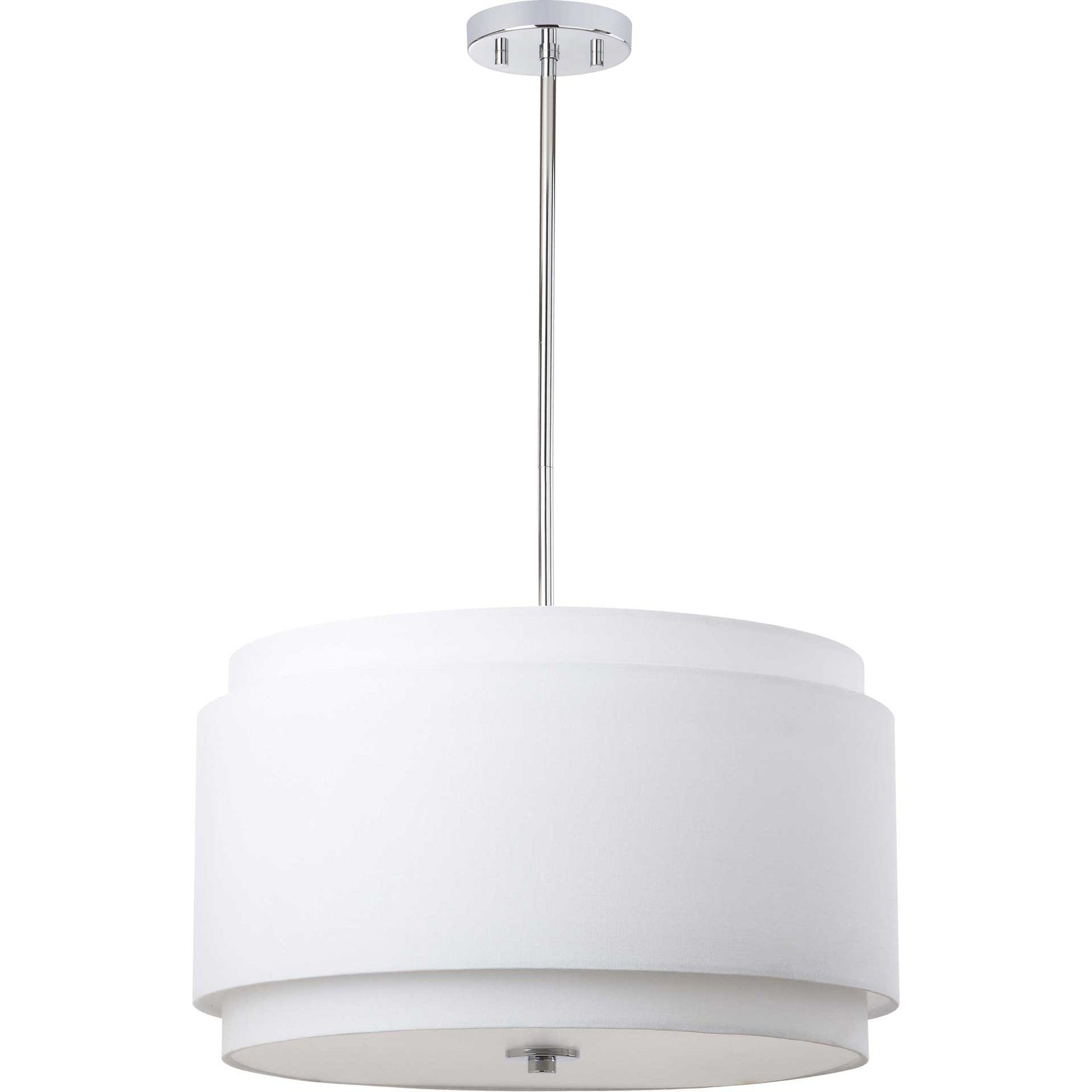 Pihu 3 Light Adjustable Pendant White