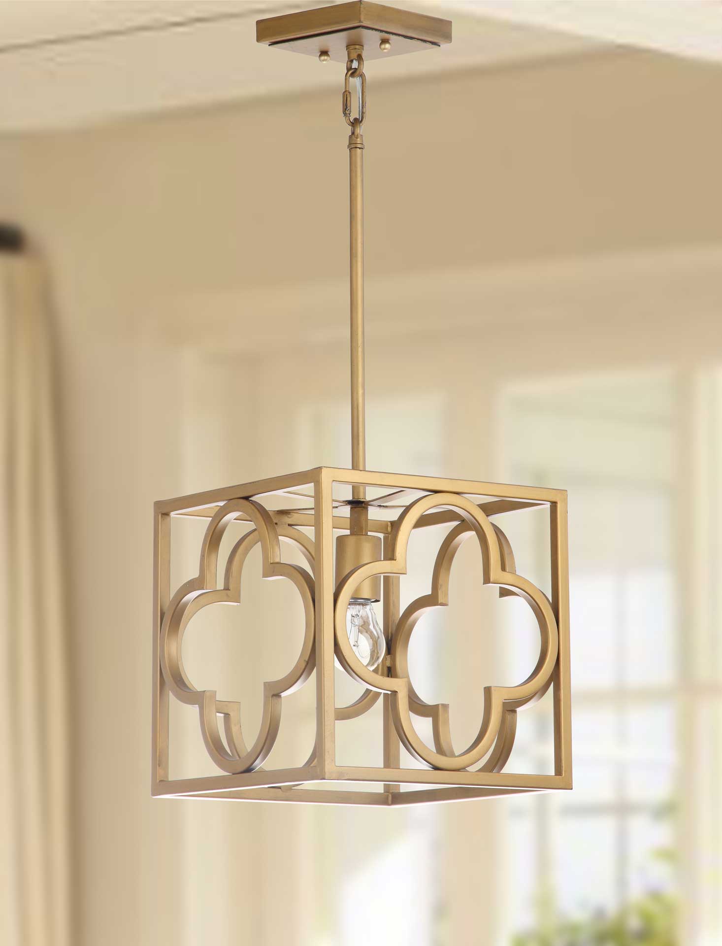 Raise Trellis Pendant Gold