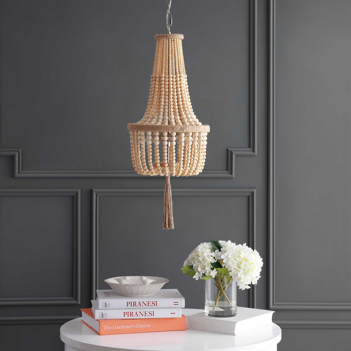 Wyat Pendant Brown/Brush Nickel