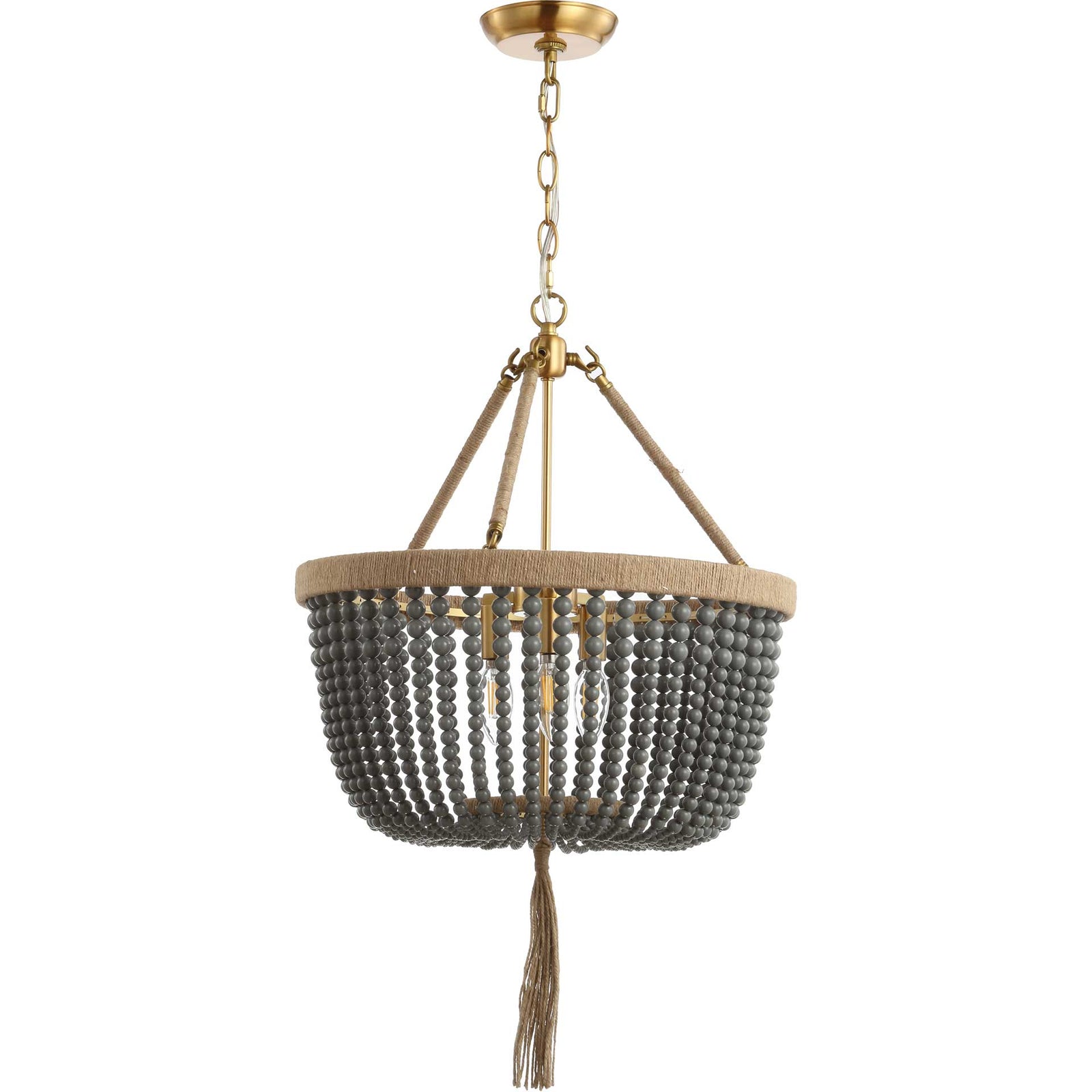 Adaline Pendant Brass Gold/Dark Gray