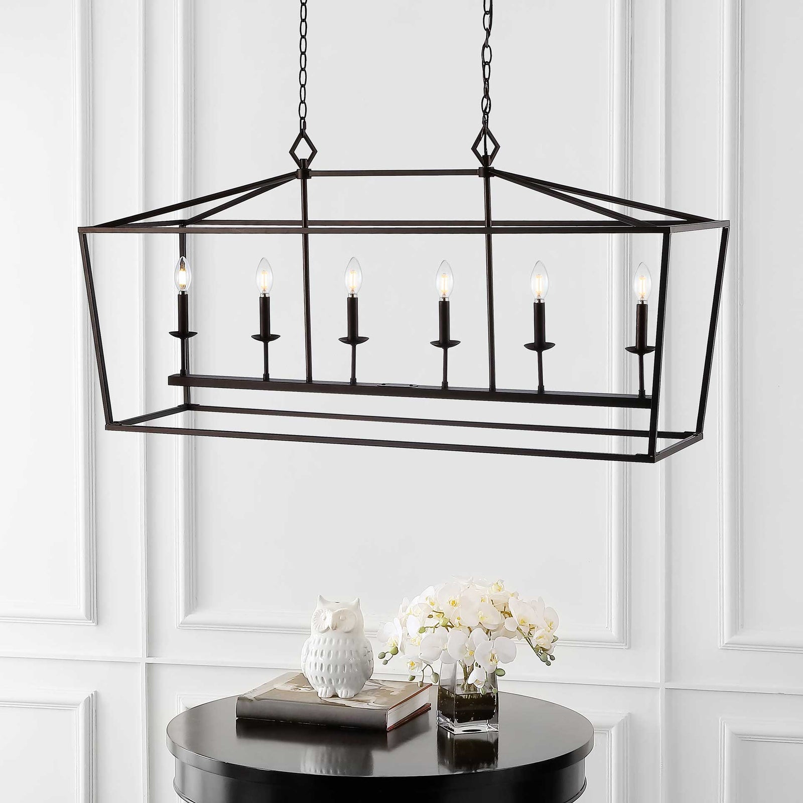 Priscilla 6 Light Pendant Bronze/Black