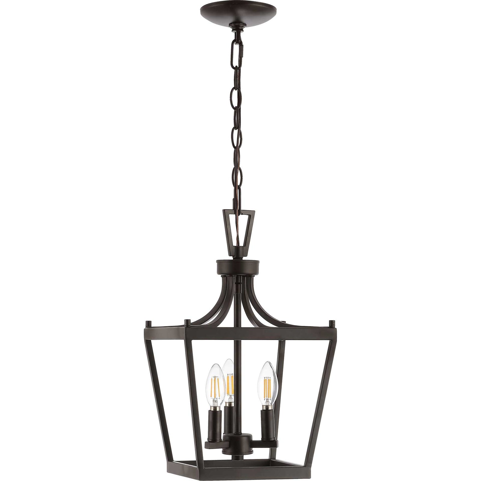 Landen 3 Light Pendant Bronze/Black