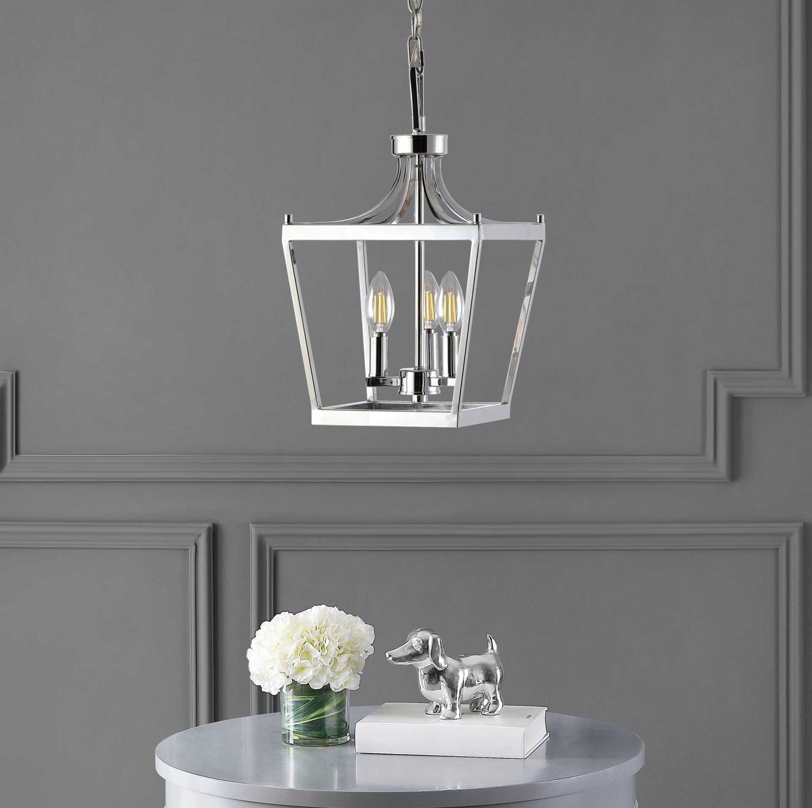 Landen 3 Light Pendant Chrome