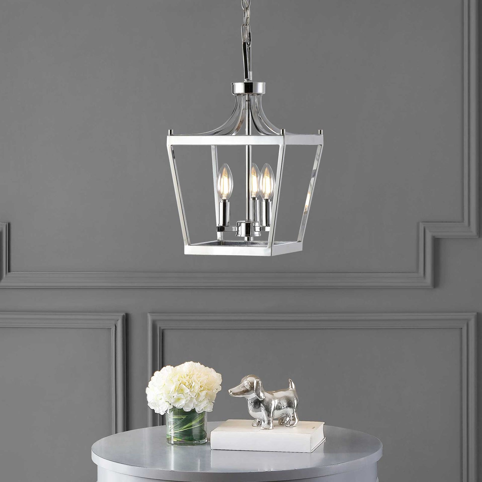 Landen 3 Light Pendant Chrome