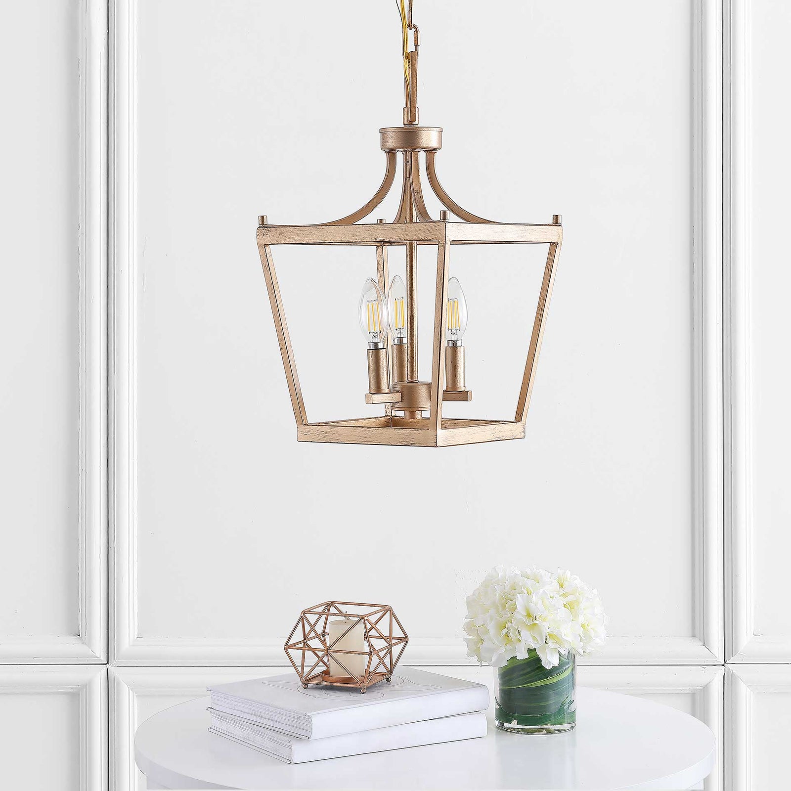 Landen 3 Light Pendant Gold Painted