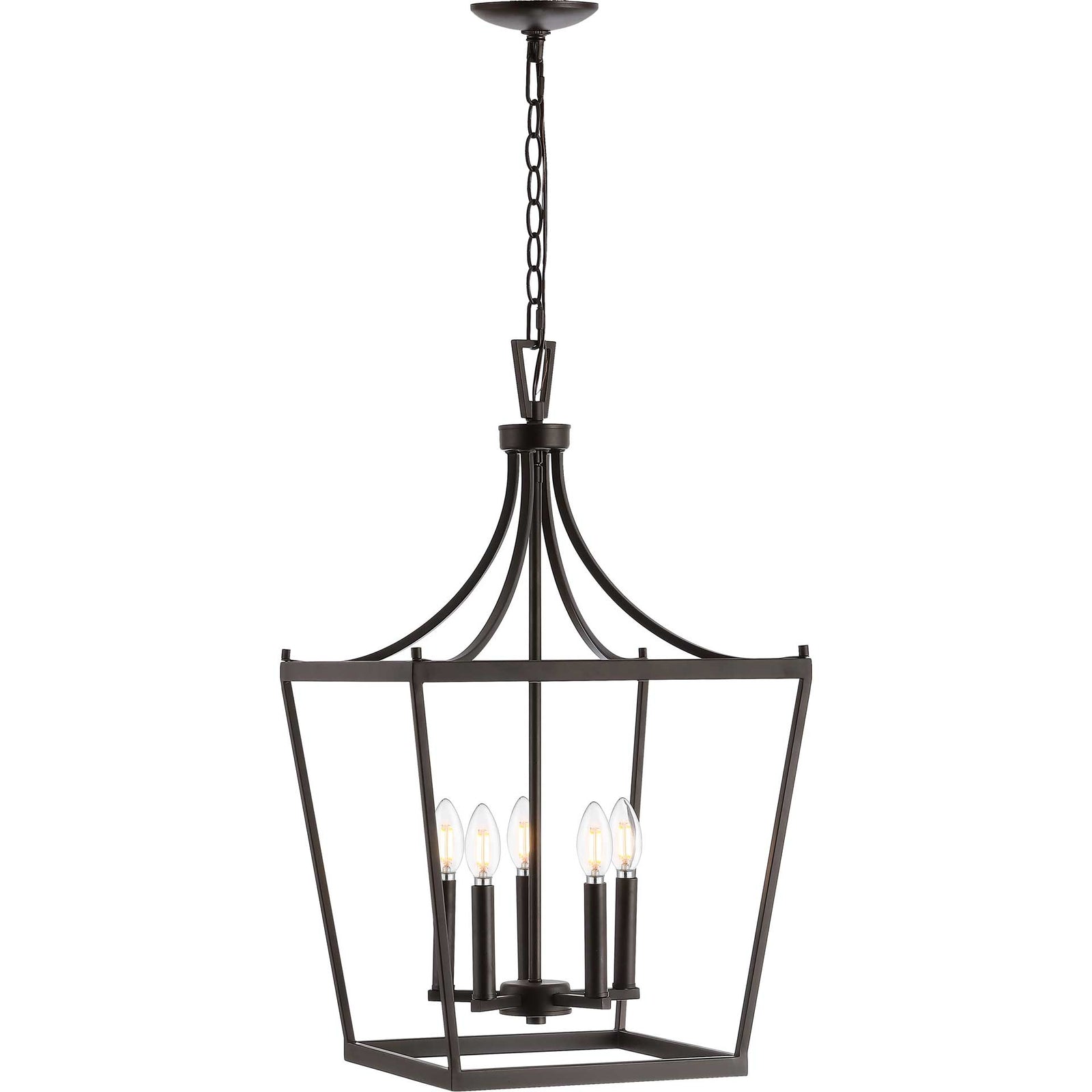 Kelesie 5 Light Pendant Bronze/Black
