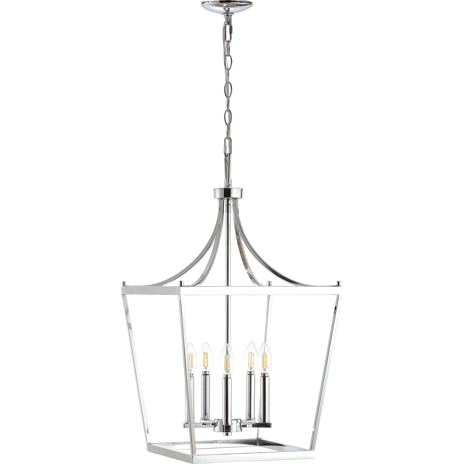 Kelesie 5 Light Pendant Chrome