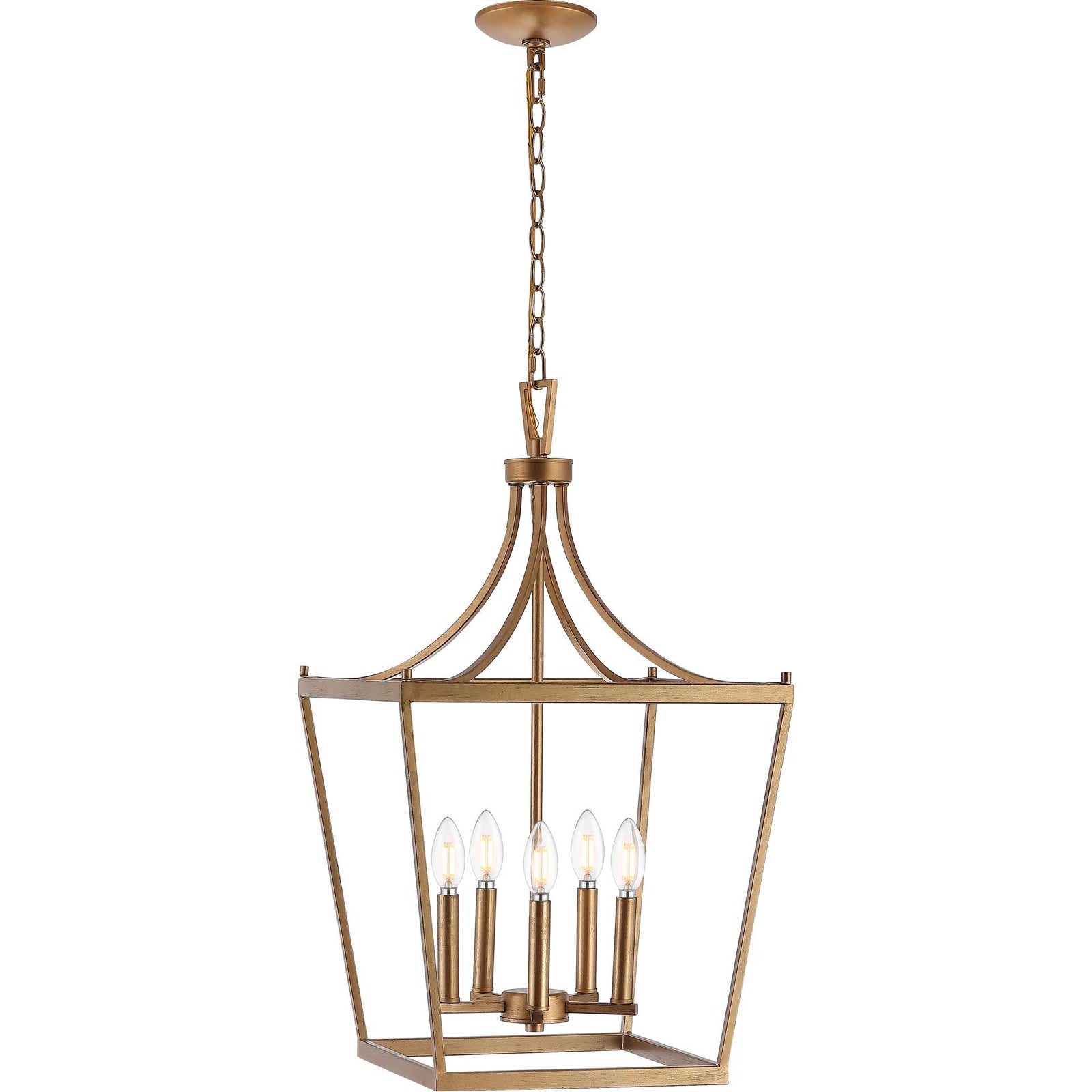 Kelesie 5 Light Pendant Gold