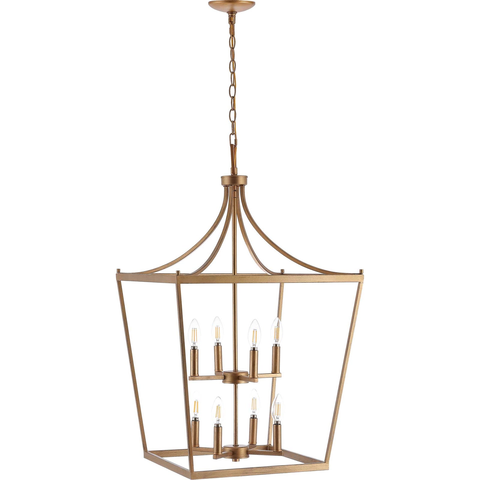 Varina 8 Light Pendant Gold