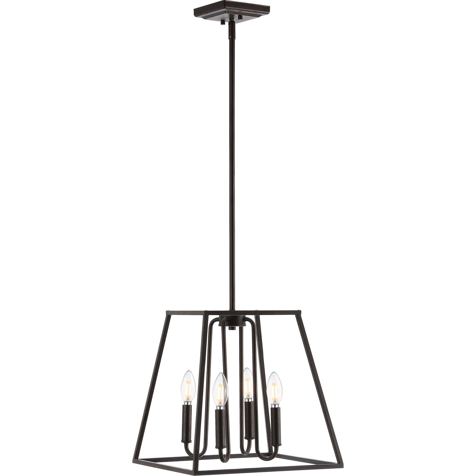 Pola 4 Light Pendant Bronze/Black
