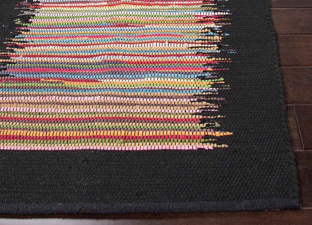 Prime Ellora Multi/Black Area Rug