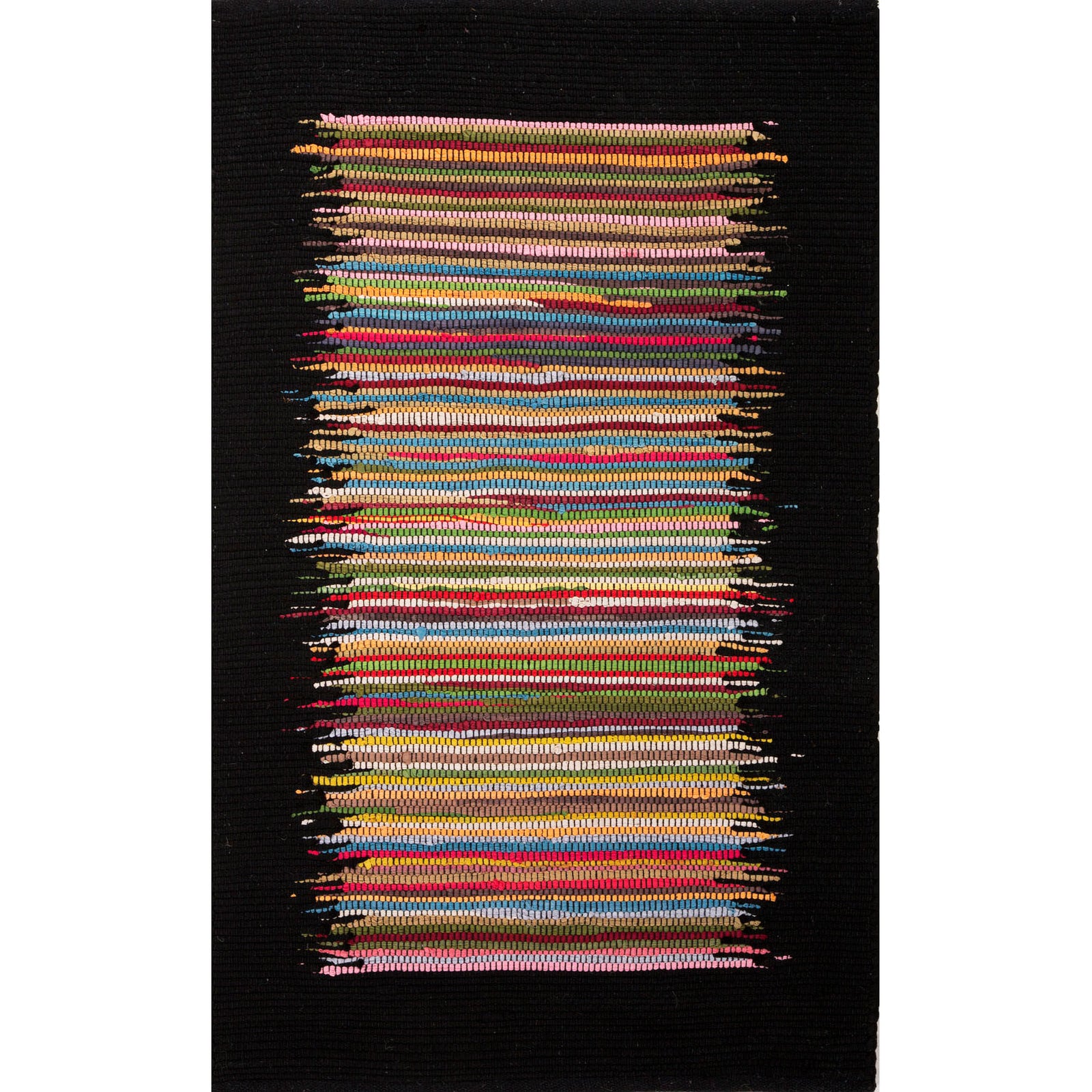 Prime Ellora Multi/Black Area Rug