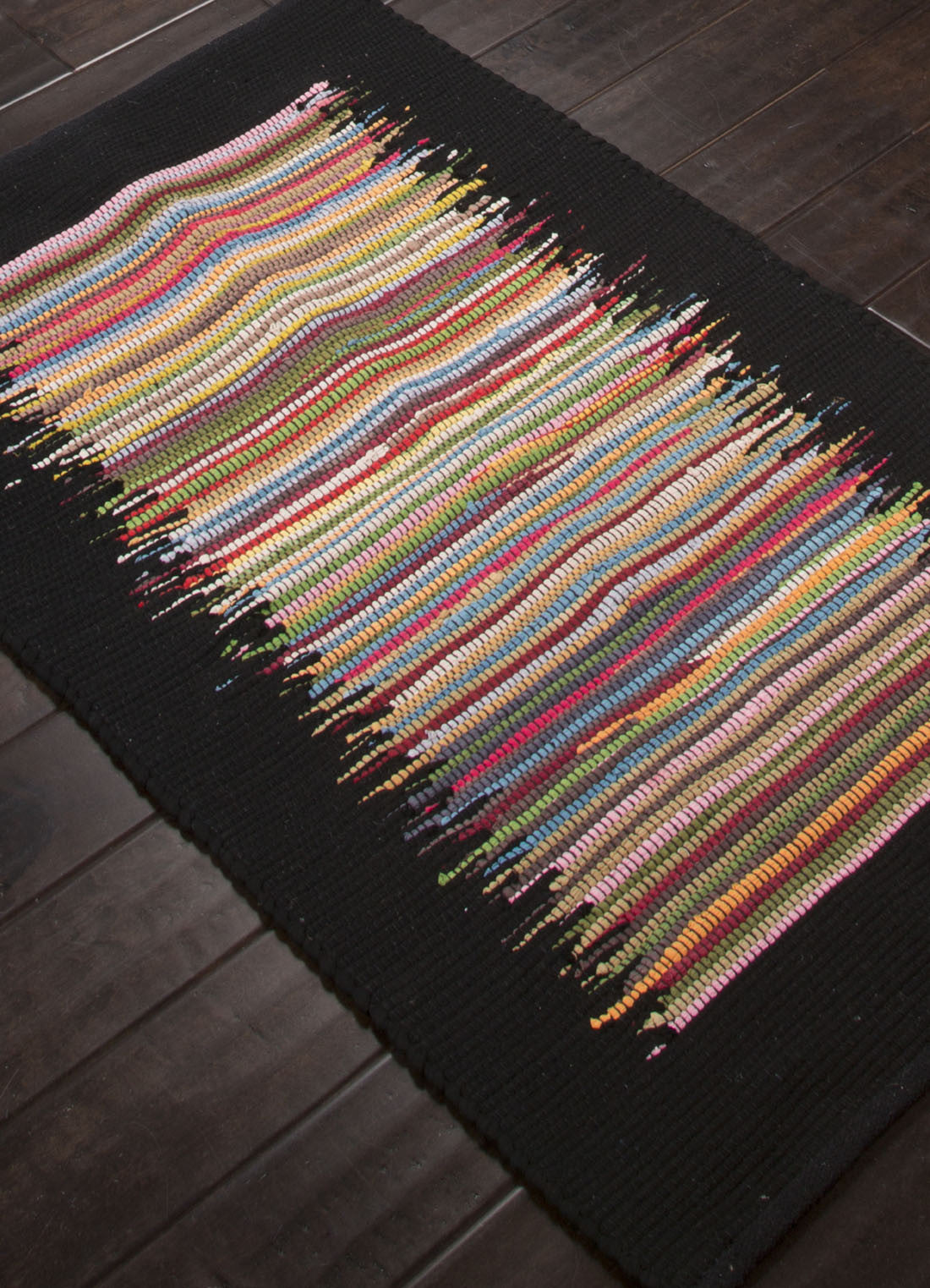 Prime Ellora Multi/Black Area Rug