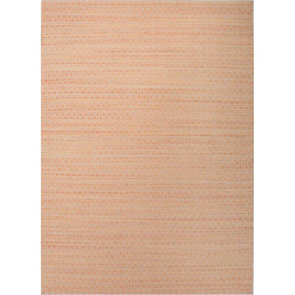 Prism Pumpkin Orange/White Ice Area Rug
