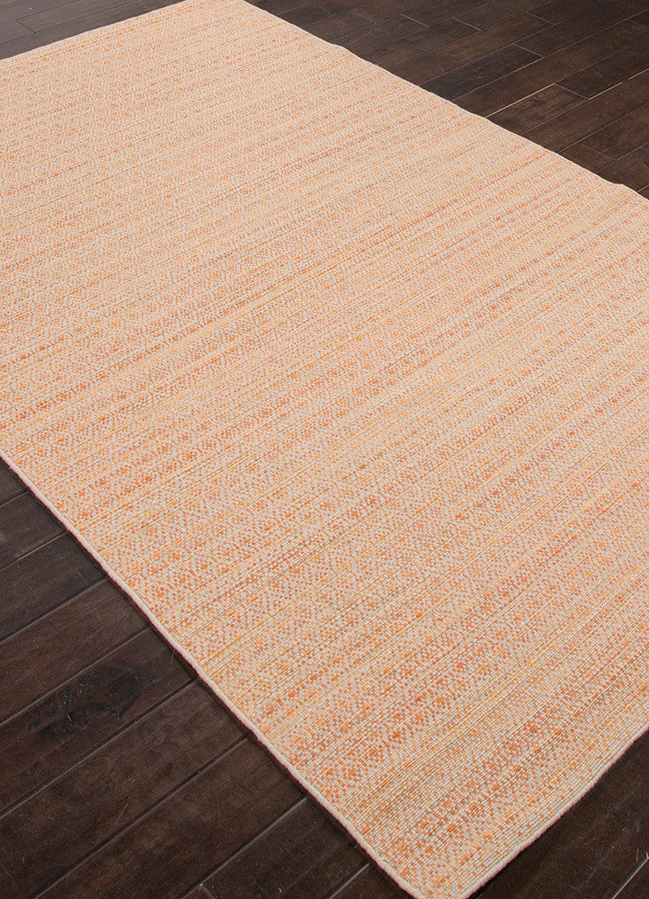 Prism Pumpkin Orange/White Ice Area Rug