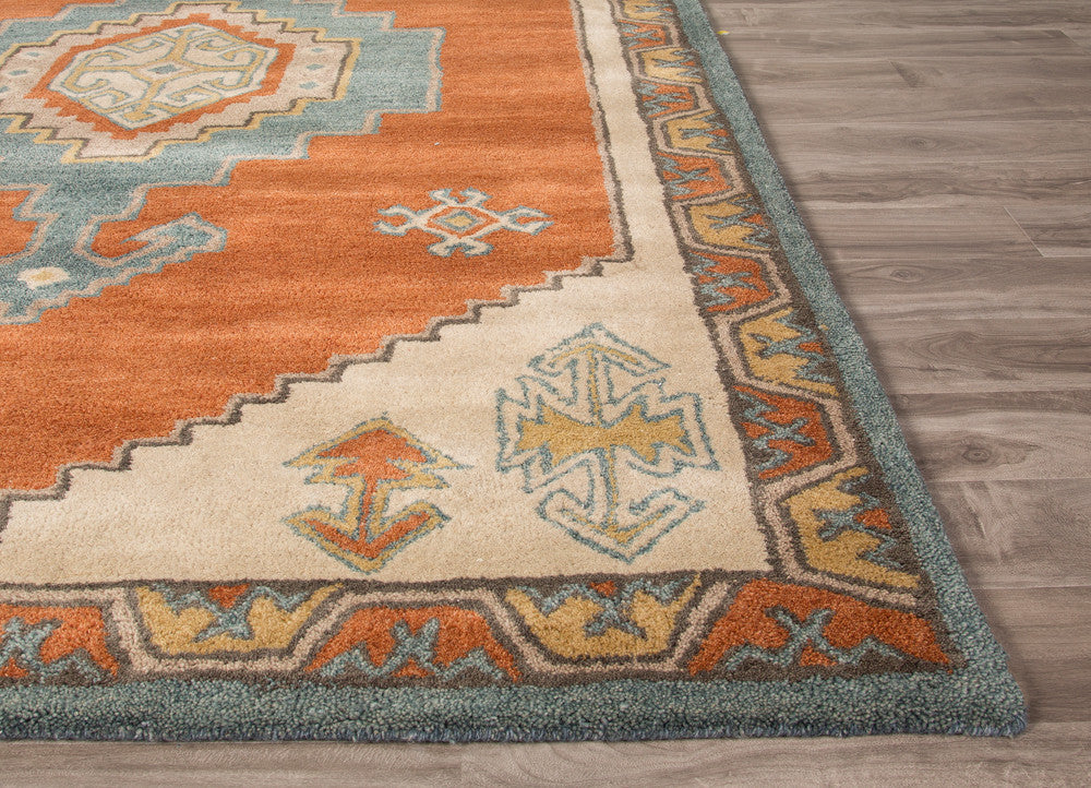 Preston Saratoga Red/Blue Area Rug