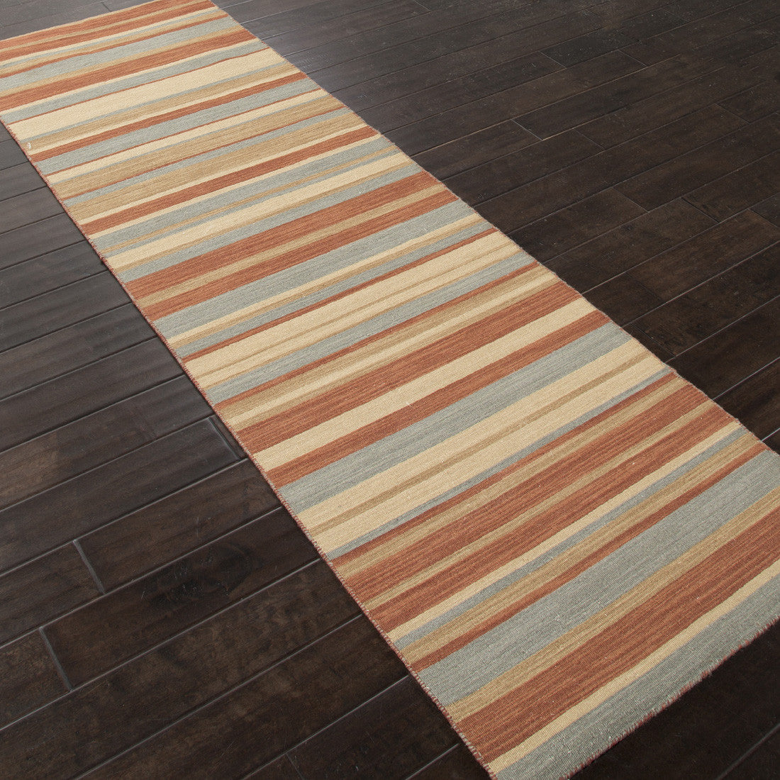 Pura Vida Tamarindo Sea Green/Rust Runner Rug