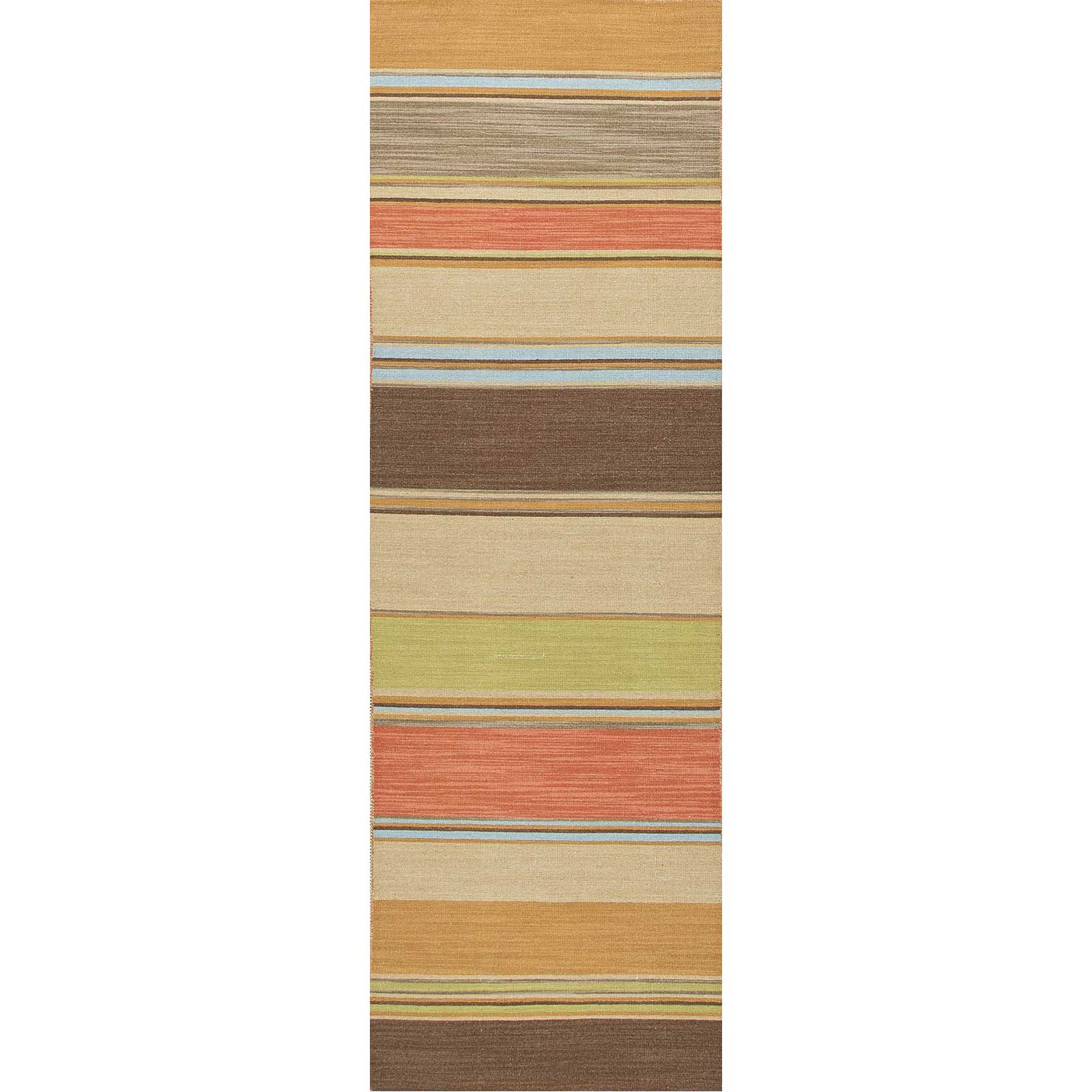 Pura Vida La Palma Poppy/Lemon Runner Rug