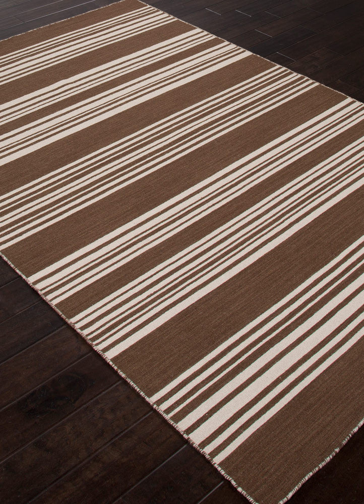 Pura Vida Amistad Cocoa Brown Area Rug