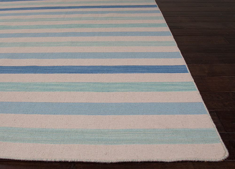 Pura Vida Bosque Oyster Gray/Blue Heaven Area Rug