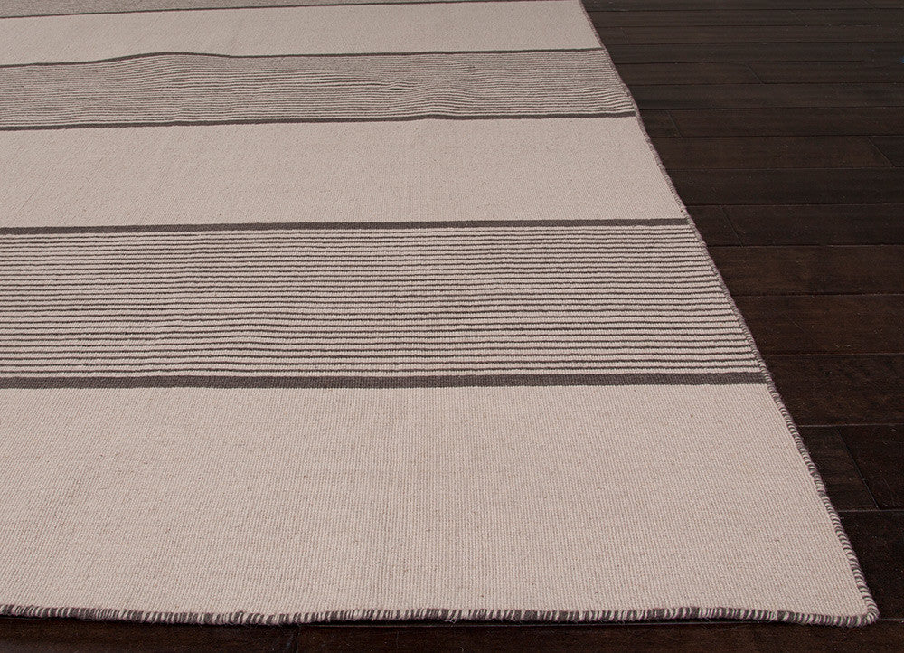 Pura Vida Tulum Oyster Gray/Charcoal Gray Area Rug