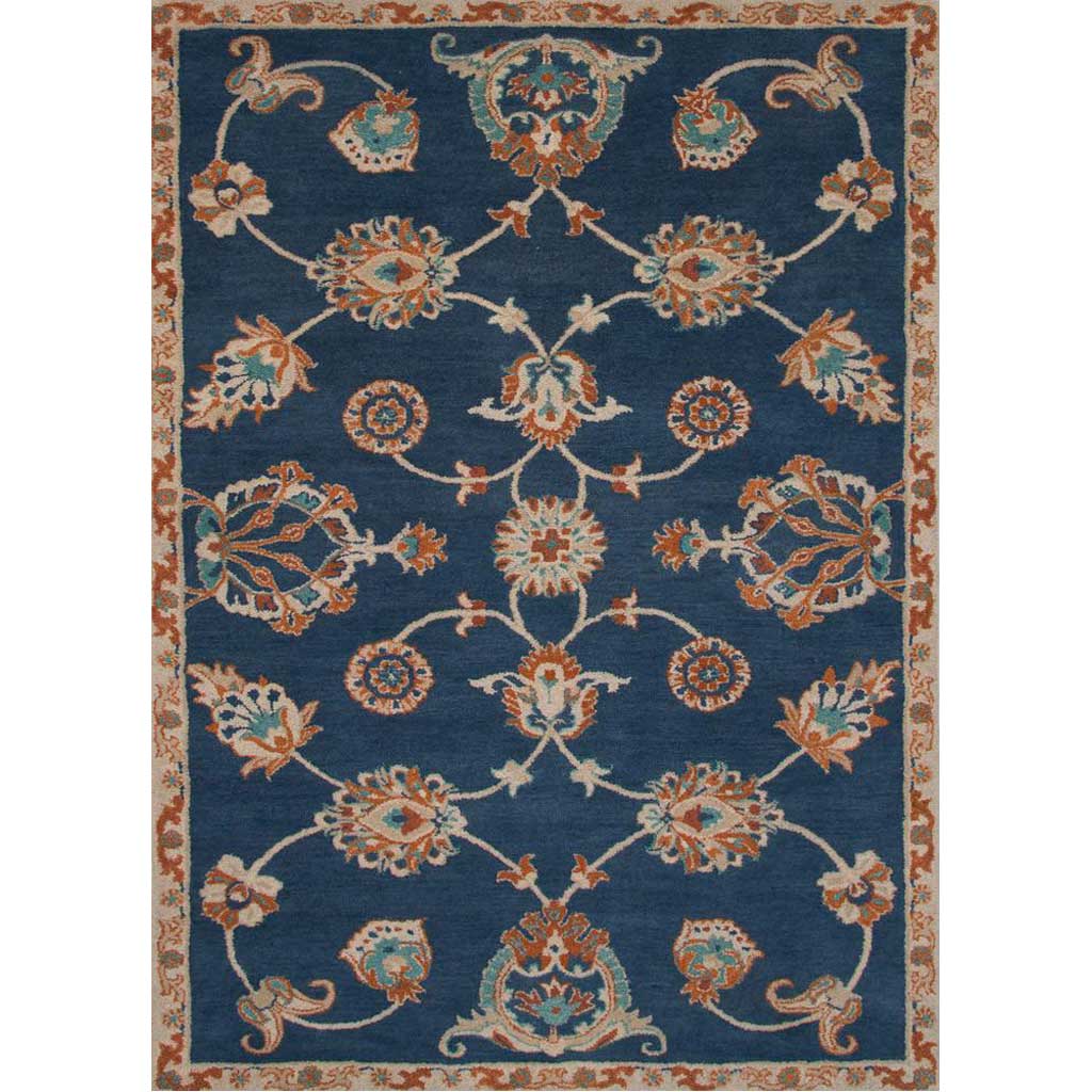 Reverie Ponder Blue Coral/Lagoon Area Rug