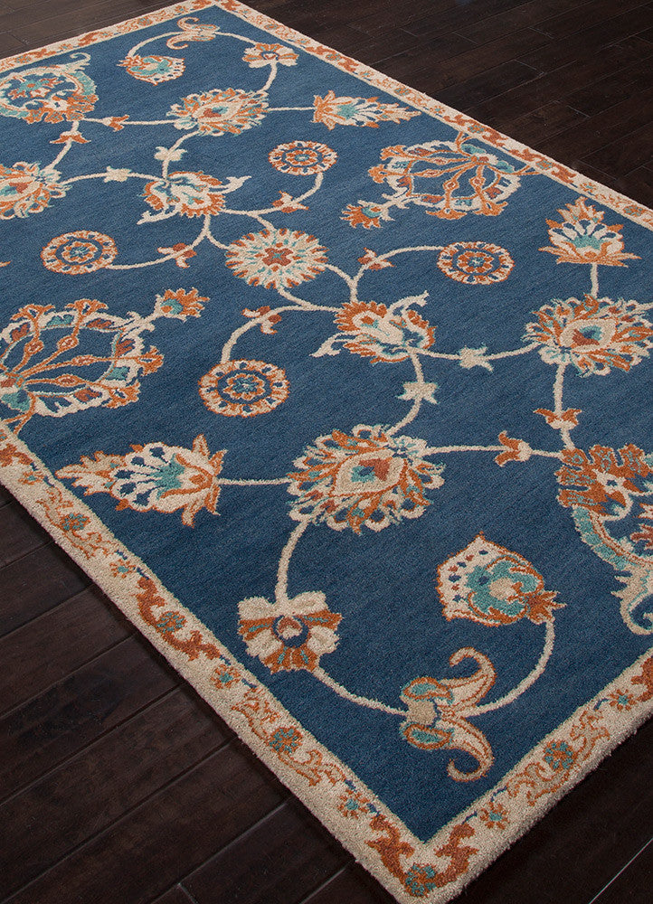 Reverie Ponder Blue Coral/Lagoon Area Rug
