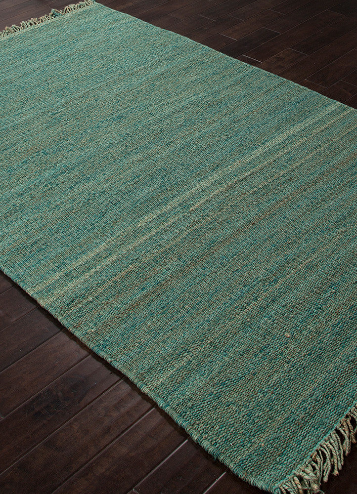 Rugged Cool Aqua Area Rug