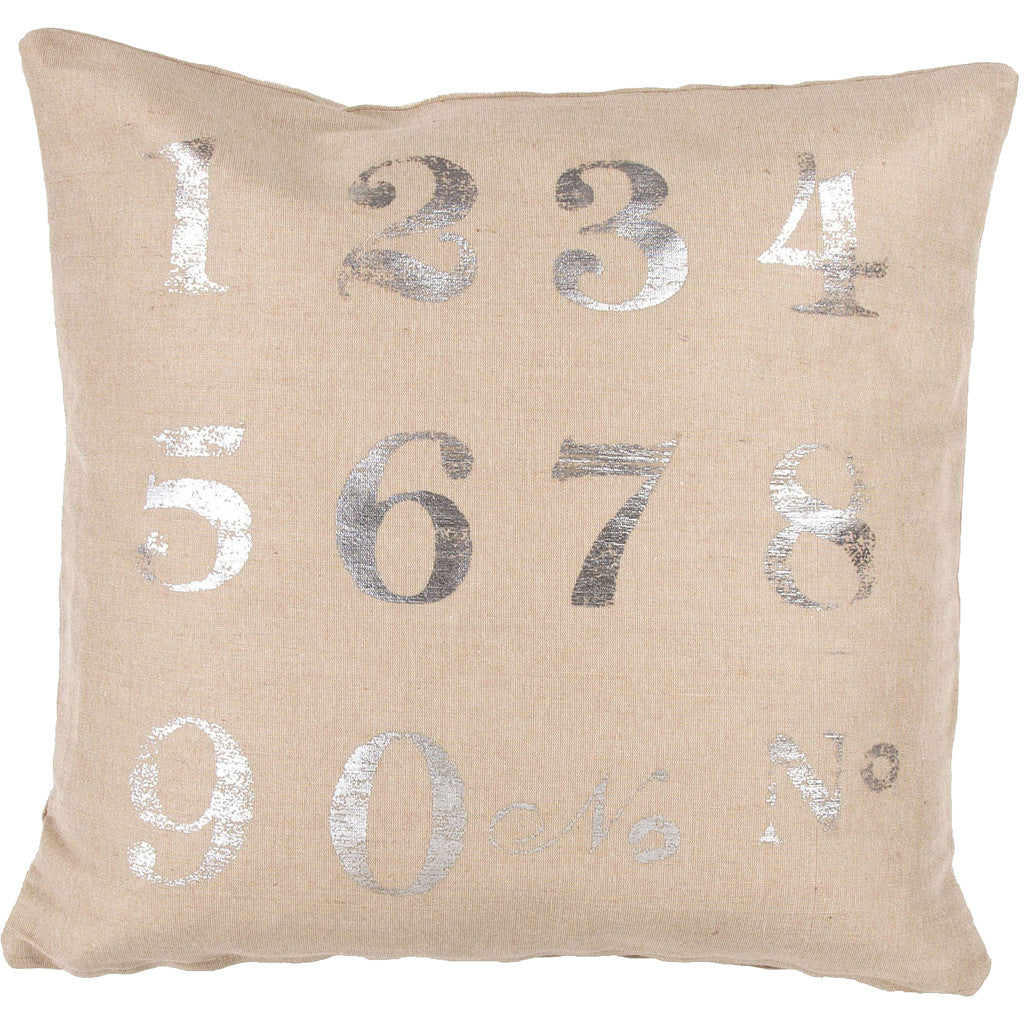 Rustique Beam Pillow Marzipan/Silver Pillow