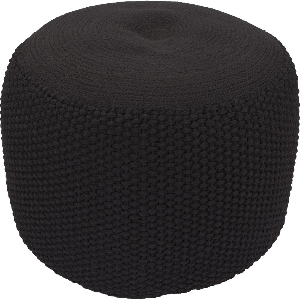 Rustic Jet Black Pillow