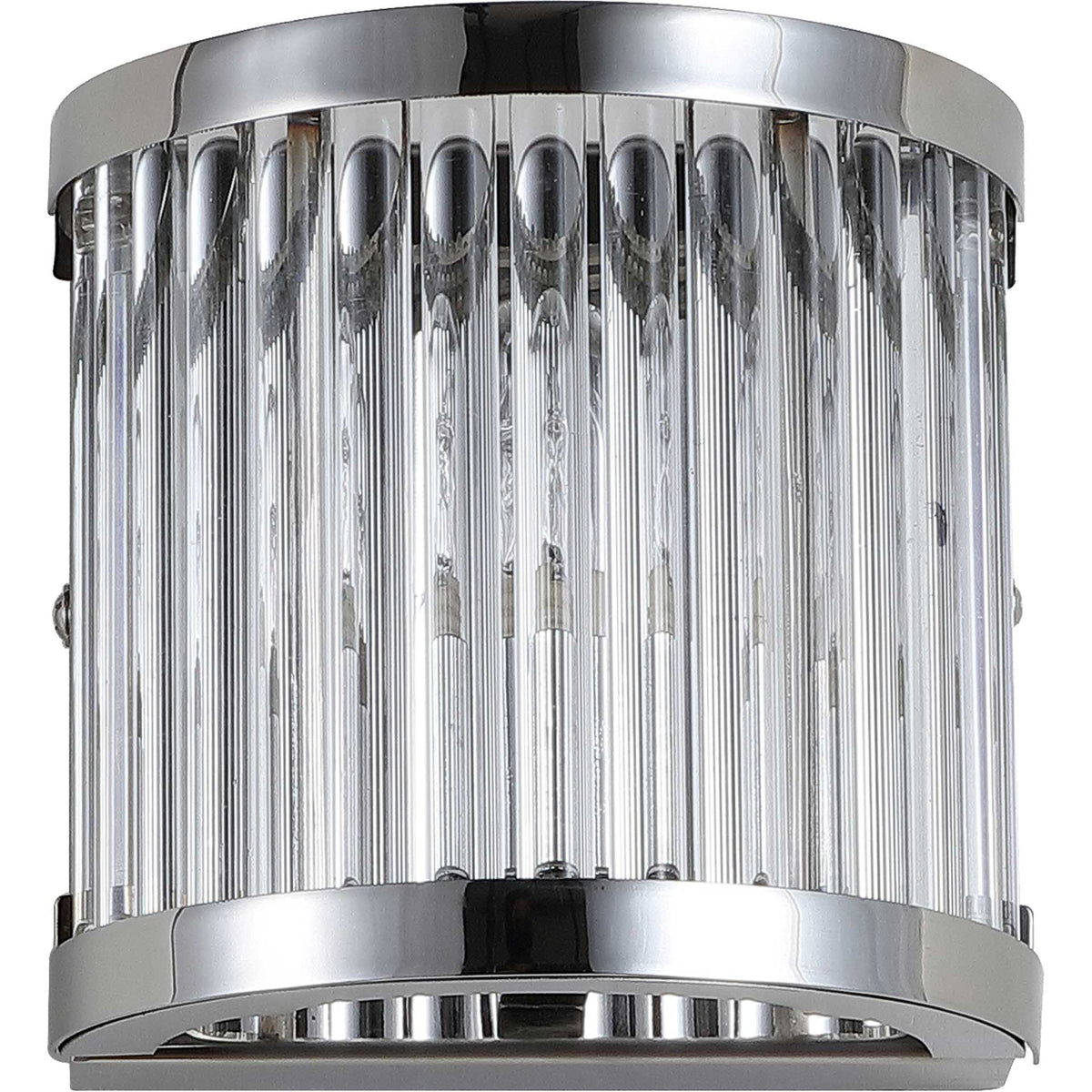 Jaden Wall Sconce Chrome/Clear