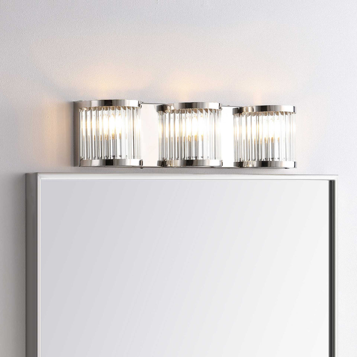 Mariana Three Light Wall Sconce Chrome/Clear