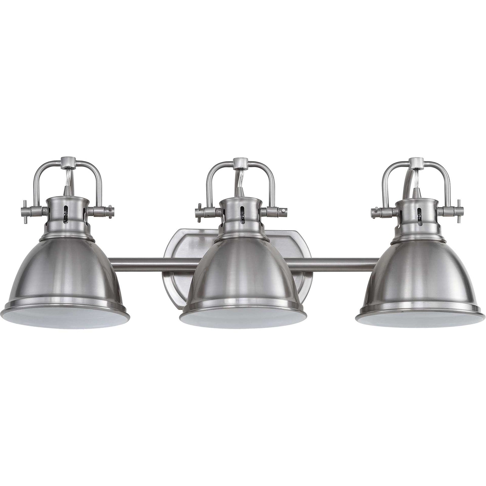 Rome 3 Light Sconce Brush Nickel