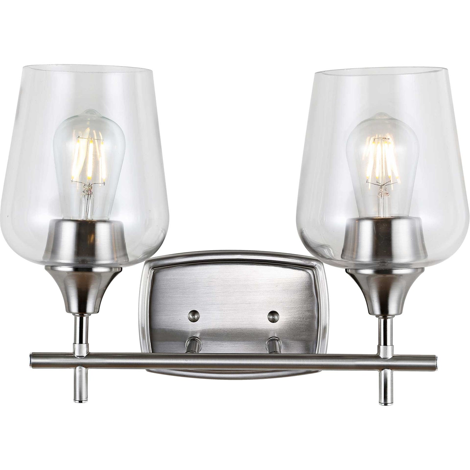 Tahseen Wall Sconce Nickel/Clear