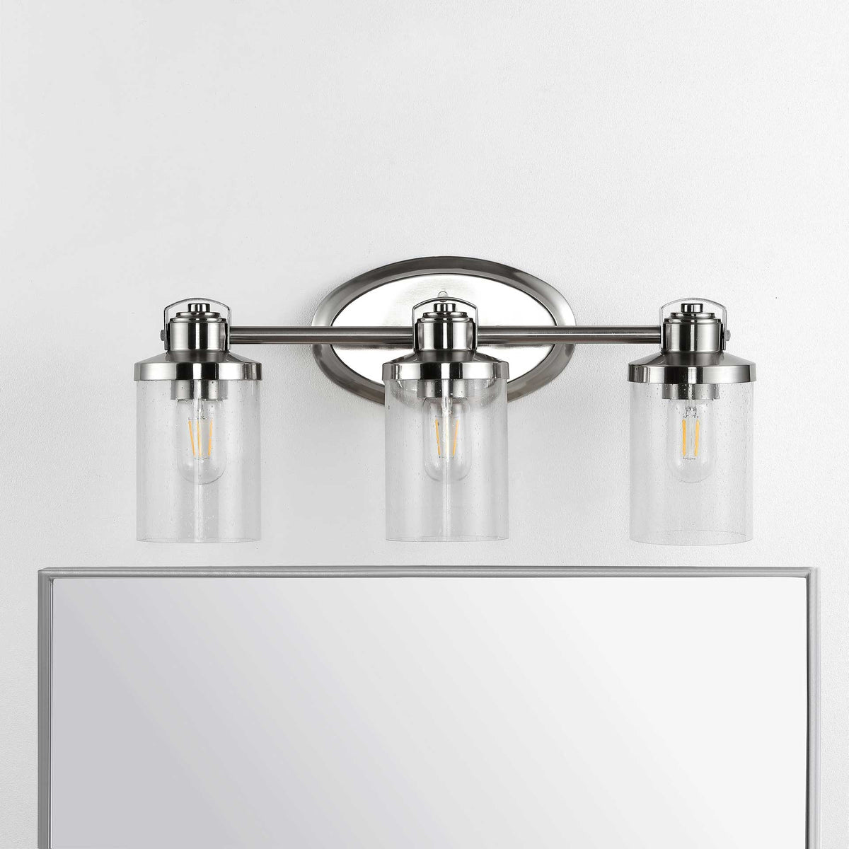 Maika Wall Sconce Nickel/Clear