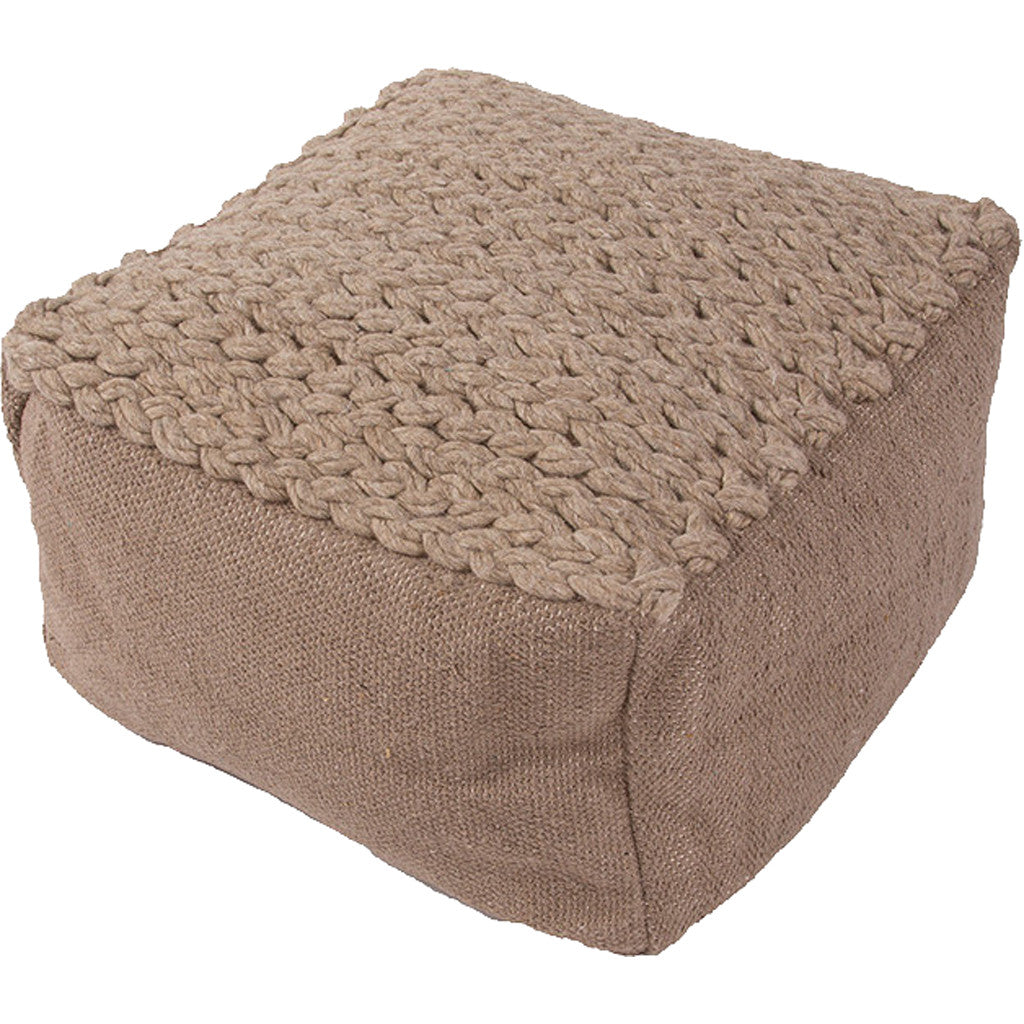 Scandinavia Scan02 Brown Solid Pouf