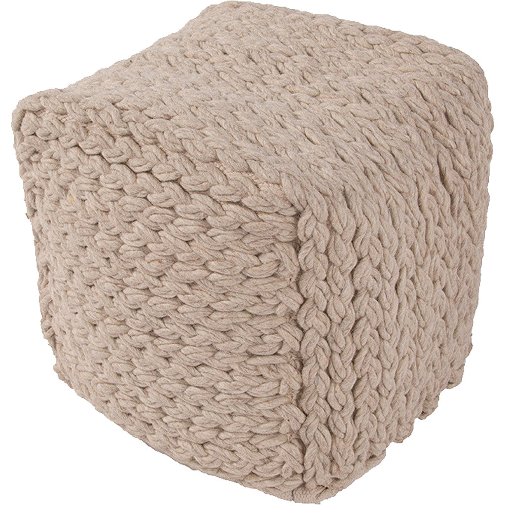 Scandinavia Scan03 Brown Heather Pouf