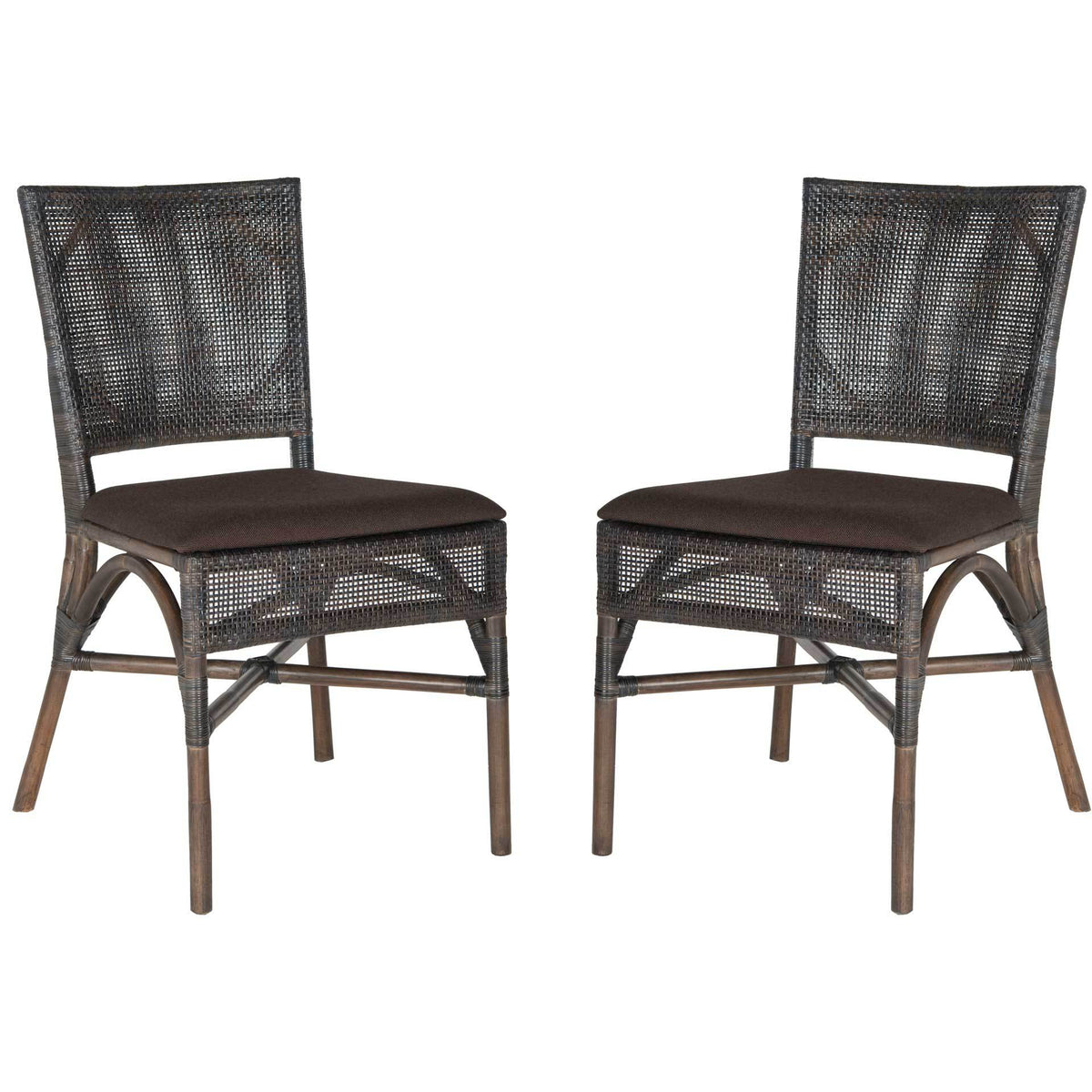 Carla Rattan Side Chair (Set of 2)